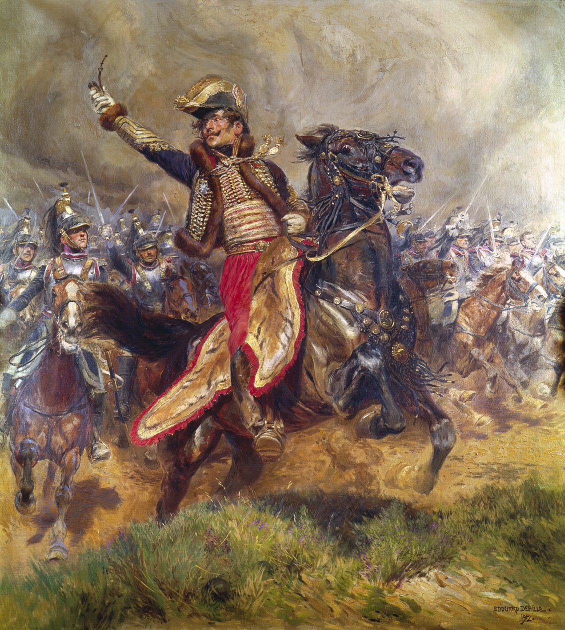 General Antoine-Charles-Louis Lasalle (1775-1809) 1912  by Jean Baptiste Edouard Detaille