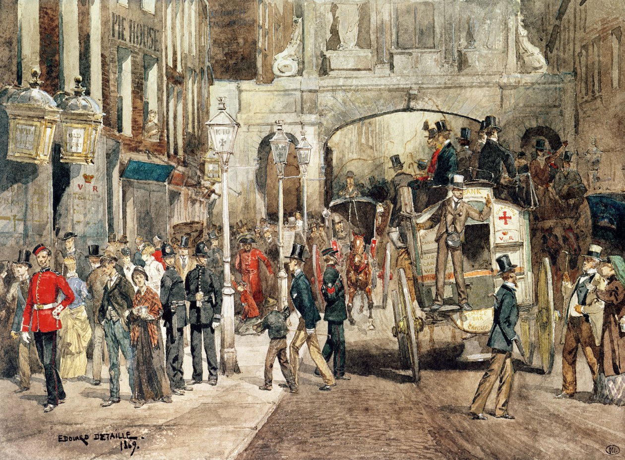 Londra Caddesi, 1869 by Jean Baptiste Edouard Detaille