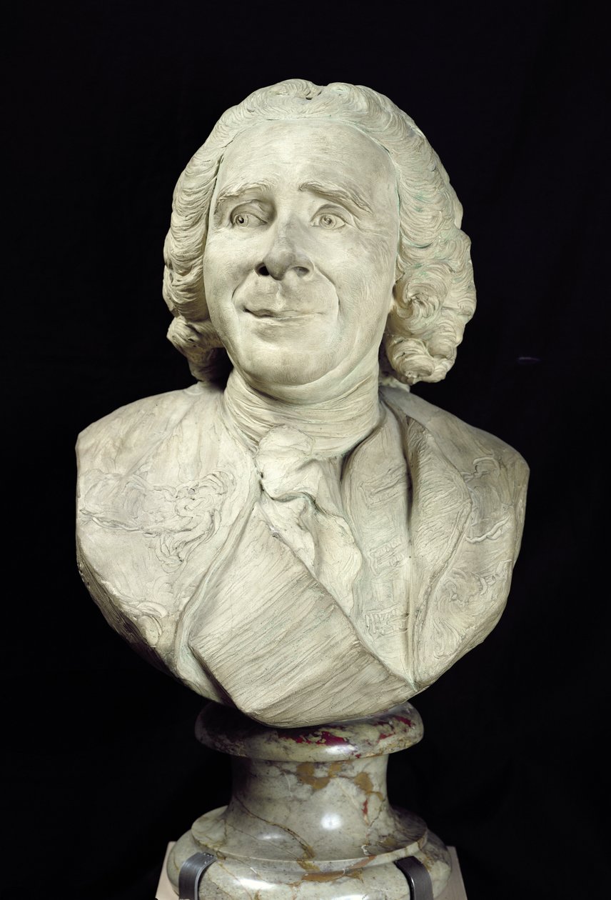 Rene Antoine Ferchault de Reaumur büstü (1683-1757) 1751 (pişmiş toprak) by Jean Baptiste II Lemoyne