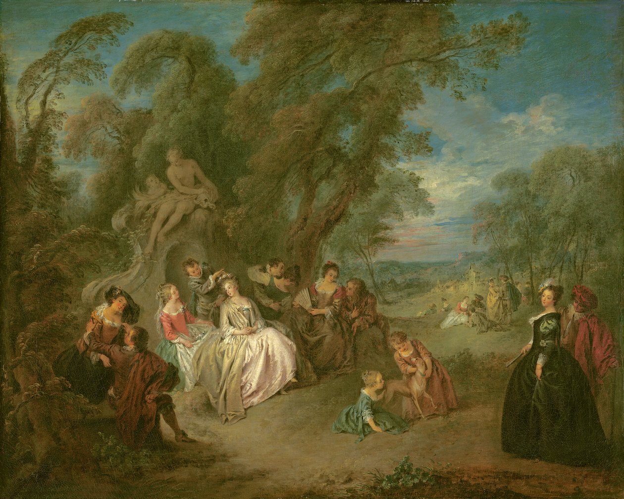 Ülke Partisi, c. 1730 by Jean Baptiste Joseph Pater