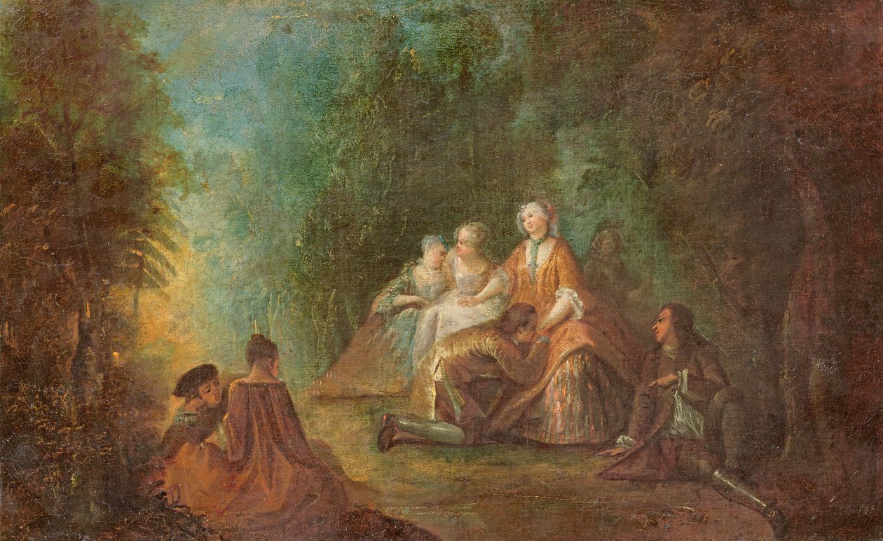 cesur buluşma by Jean Baptiste Joseph Pater