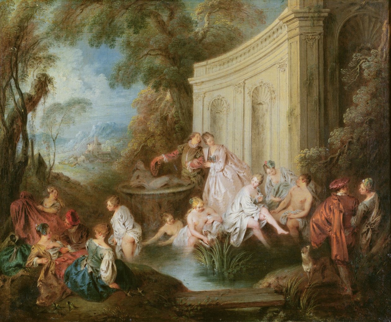 Yıkananlar by Jean Baptiste Joseph Pater