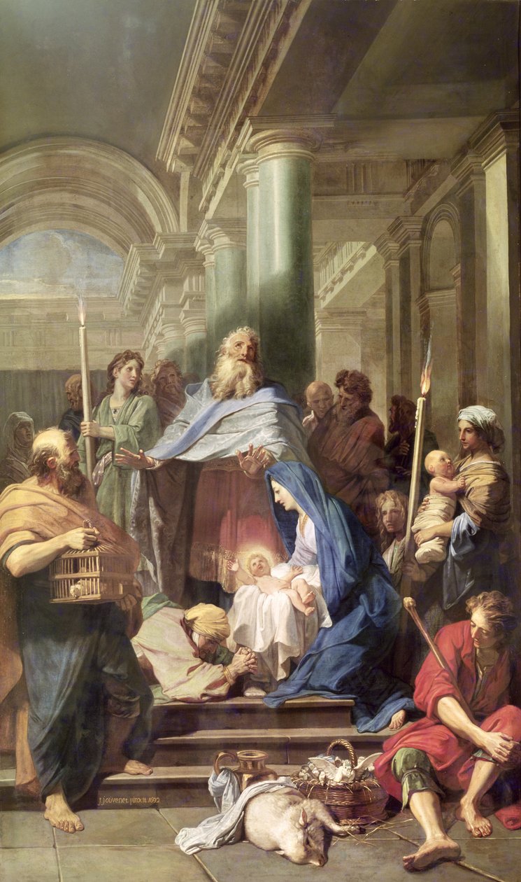 Tapınaktaki Sunum, 1692 by Jean-Baptiste Jouvenet