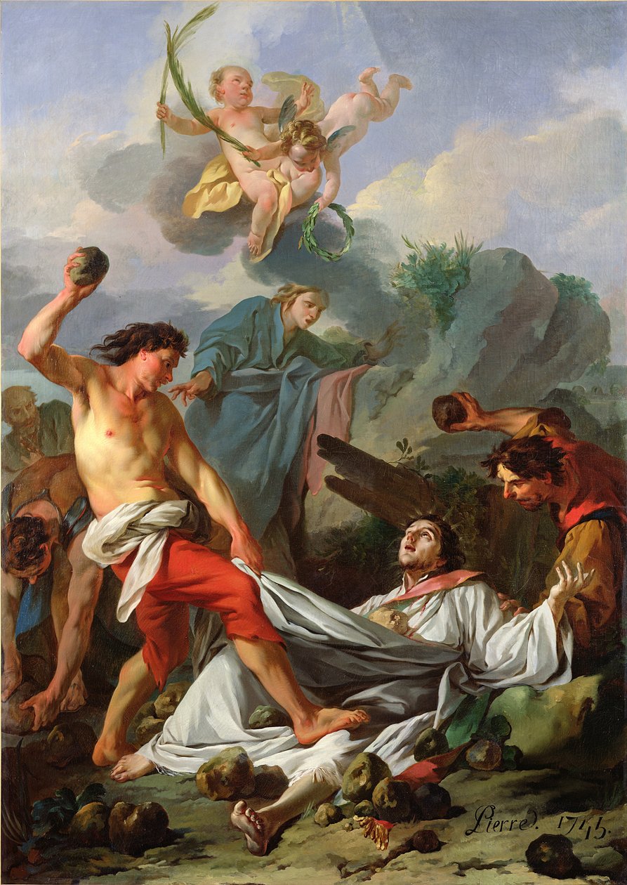 Aziz Stephen Şehitliği, 1745 by Jean Baptiste Marie Pierre