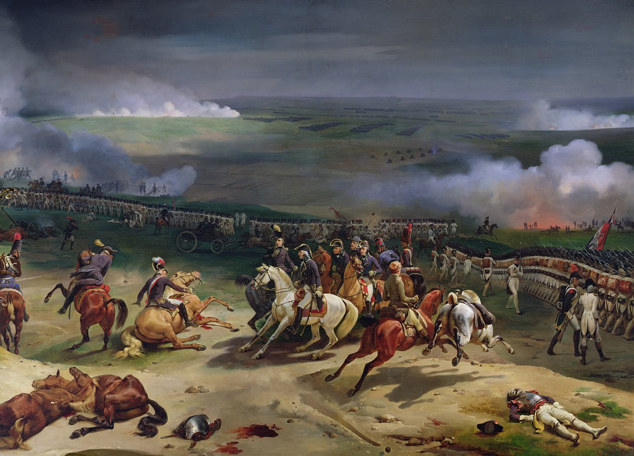 Valmy Savaşı, 20 Eylül 1792, 1835 (sağ taraftan detay) by Jean Baptiste Mauzaisse