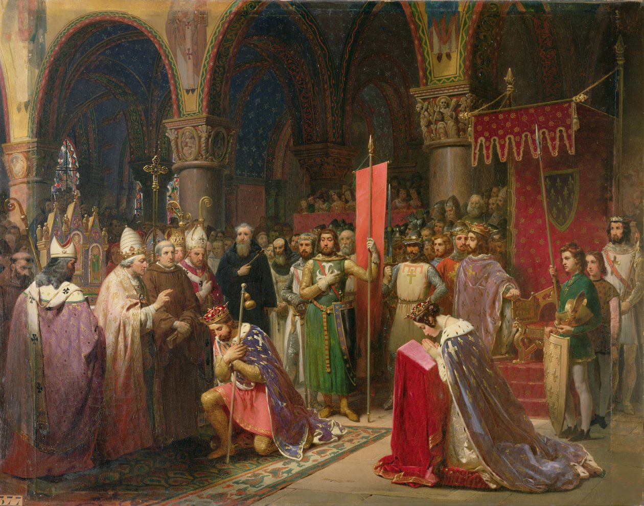 Louis VII (c.1120-1180) Genç, Fransa Kralı 1147