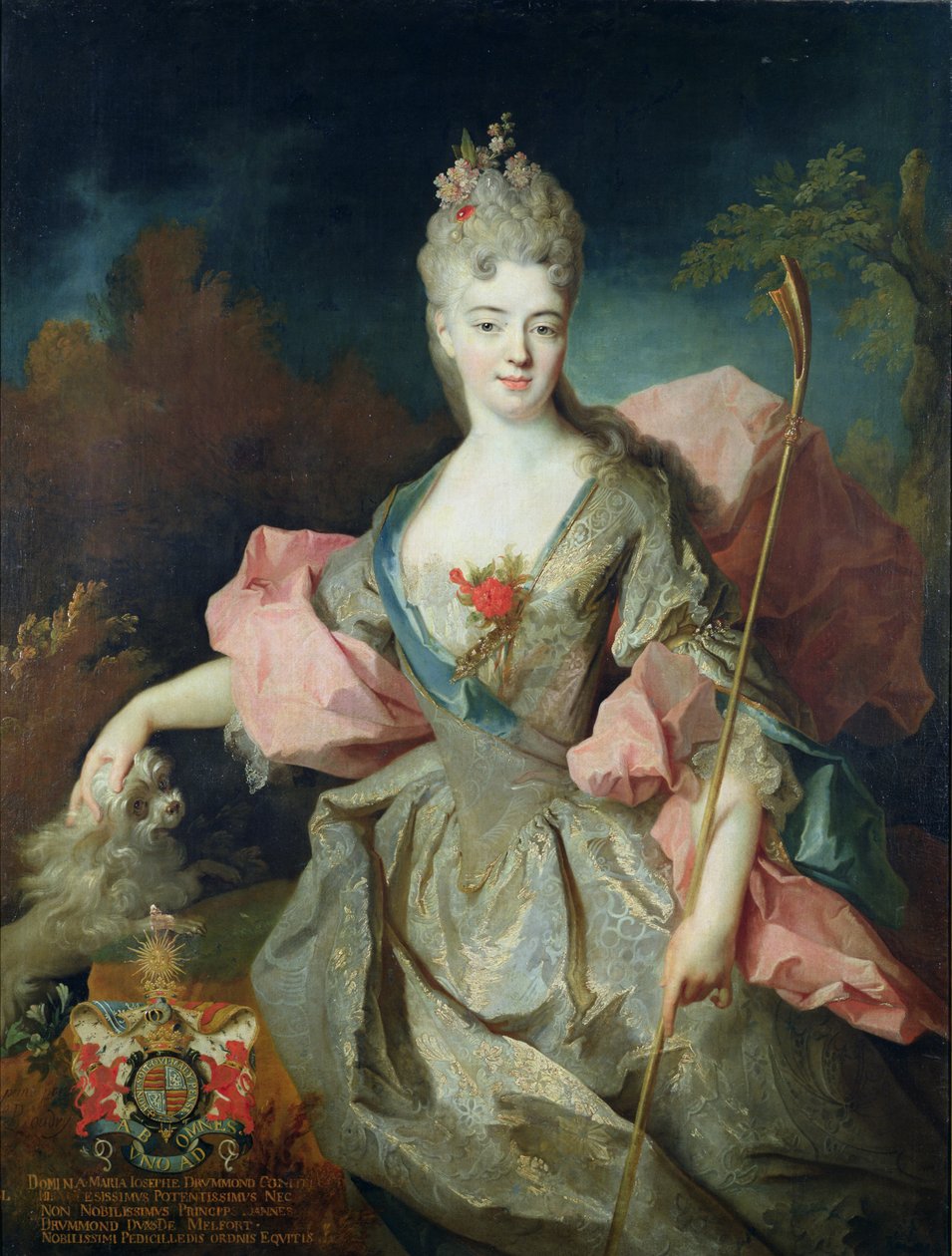 Leydi Mary Josephine Drummond, Castelblanco Kontesi, c.1708 by Jean Baptiste Oudry