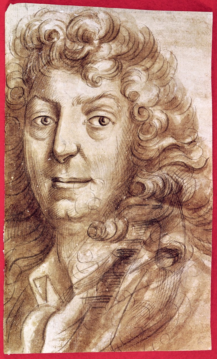 Jean Racine (1639-99) by Jean Baptiste Santerre