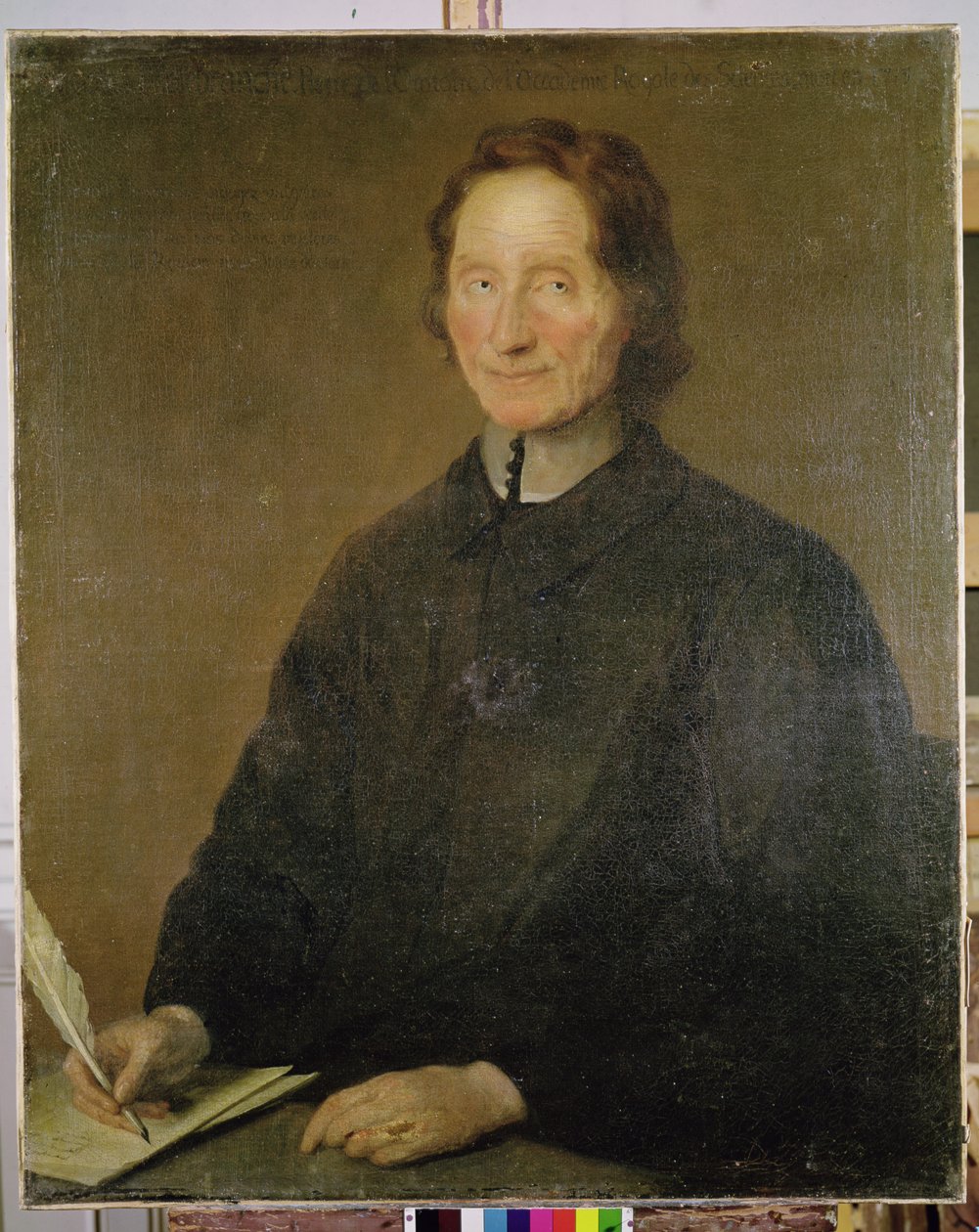 19. yüzyılın başlarında Nicolas de Malebranche (1628-1715) portresi by Jean Baptiste Santerre