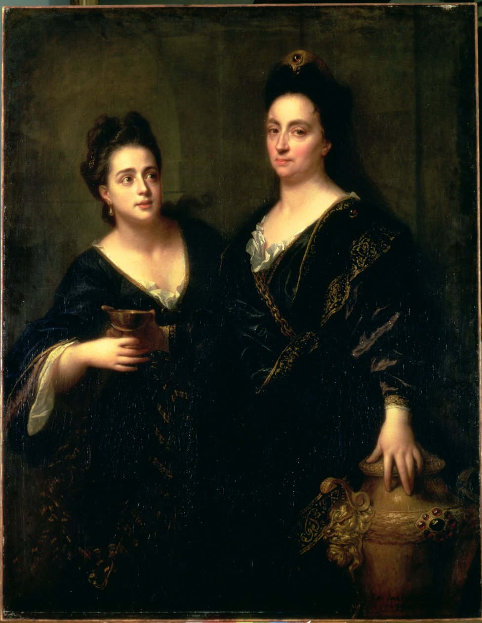 İki Aktrisin Portresi, 1699 by Jean Baptiste Santerre