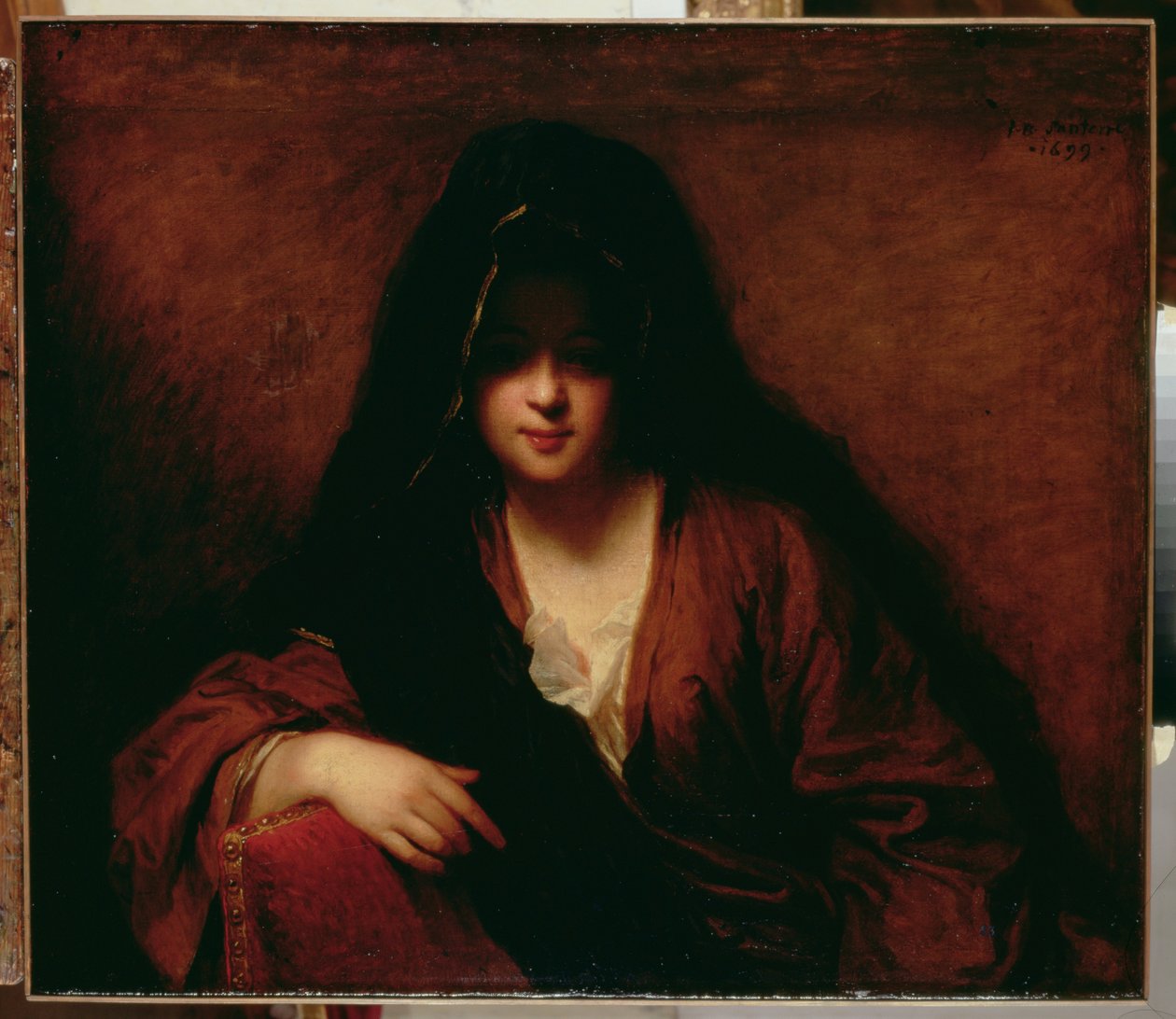 Şal Giyen Genç Kadın, 1699 by Jean Baptiste Santerre