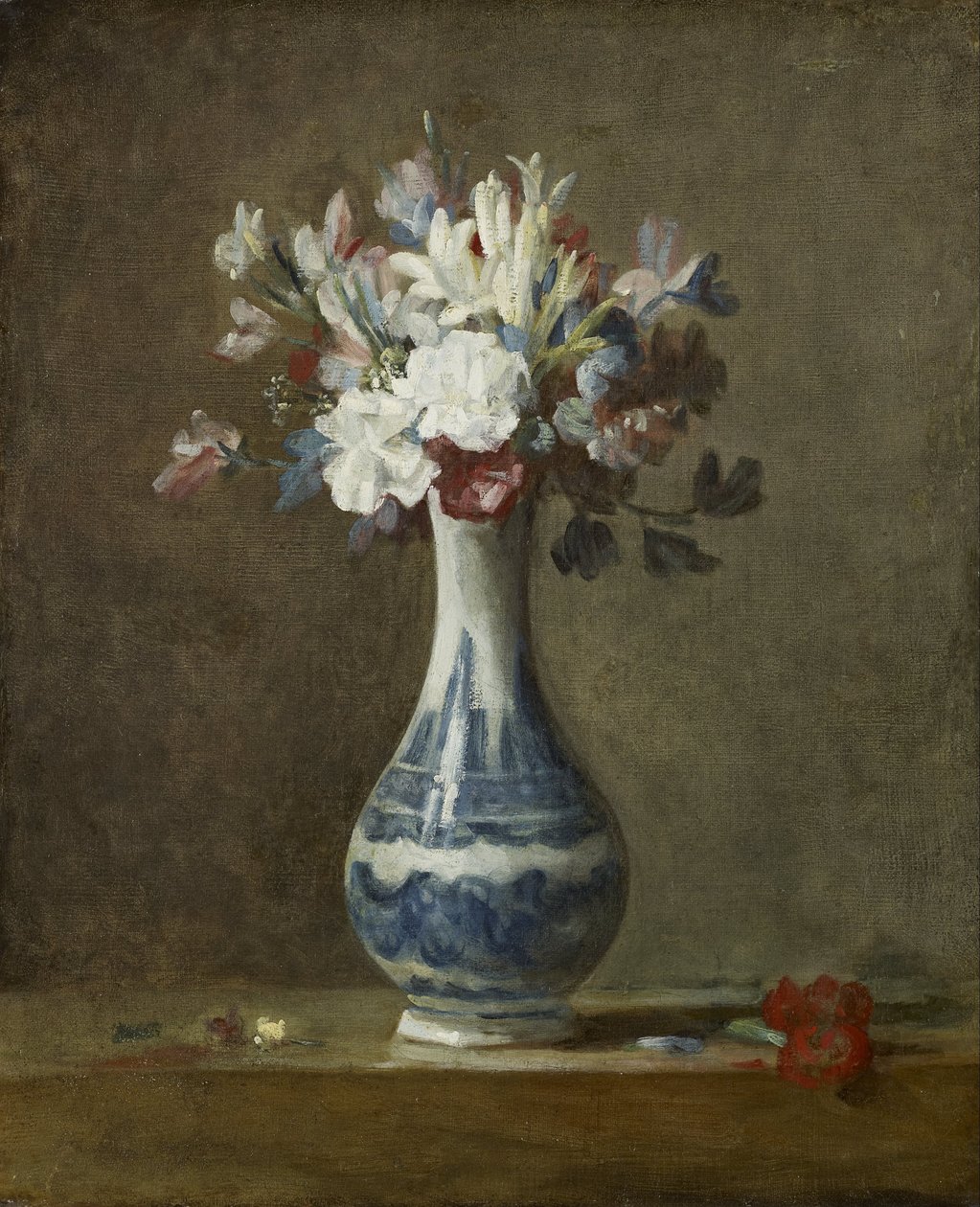 Bir Vazo Çiçek by Jean Baptiste Simeon Chardin