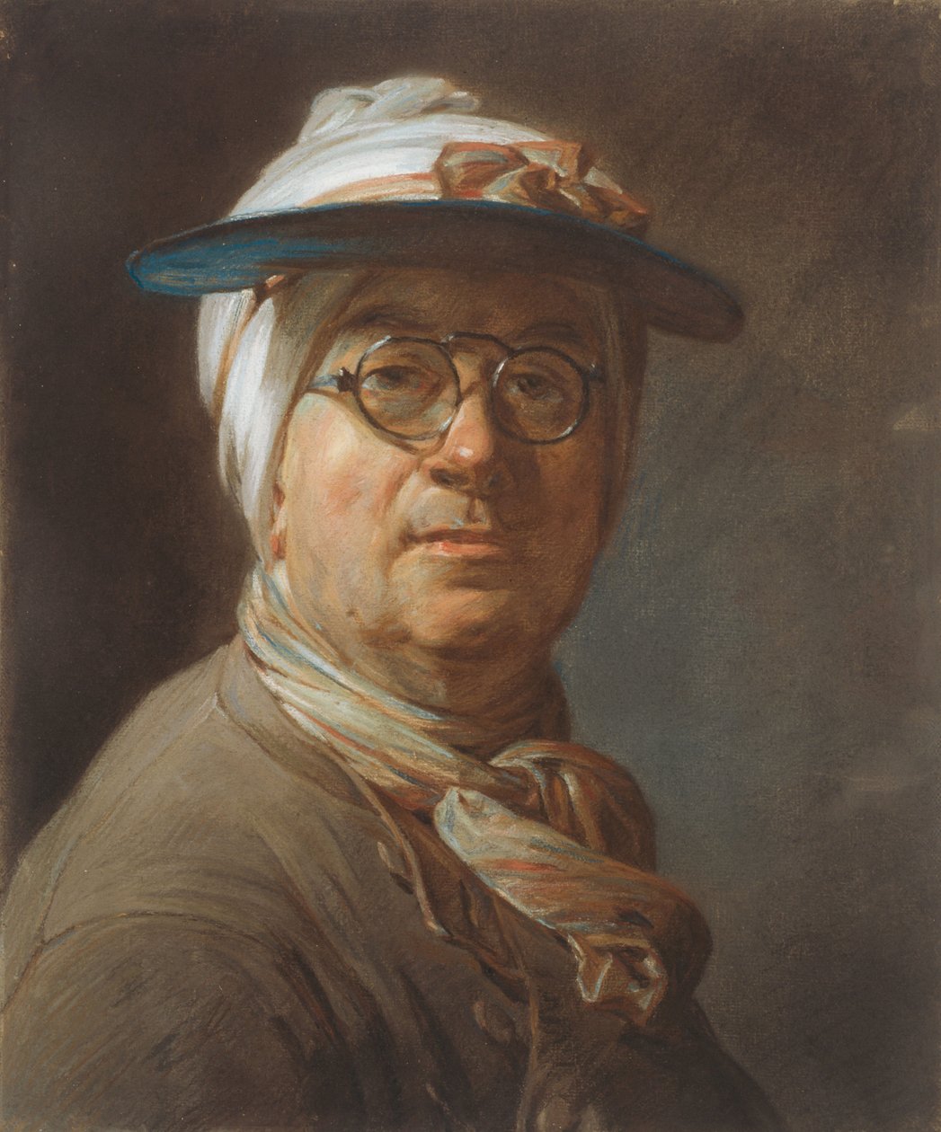 Vizörlü Otoportre by Jean Baptiste Simeon Chardin