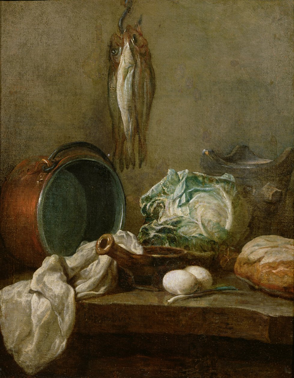 Natürmort, c.1731-33 by Jean Baptiste Simeon Chardin