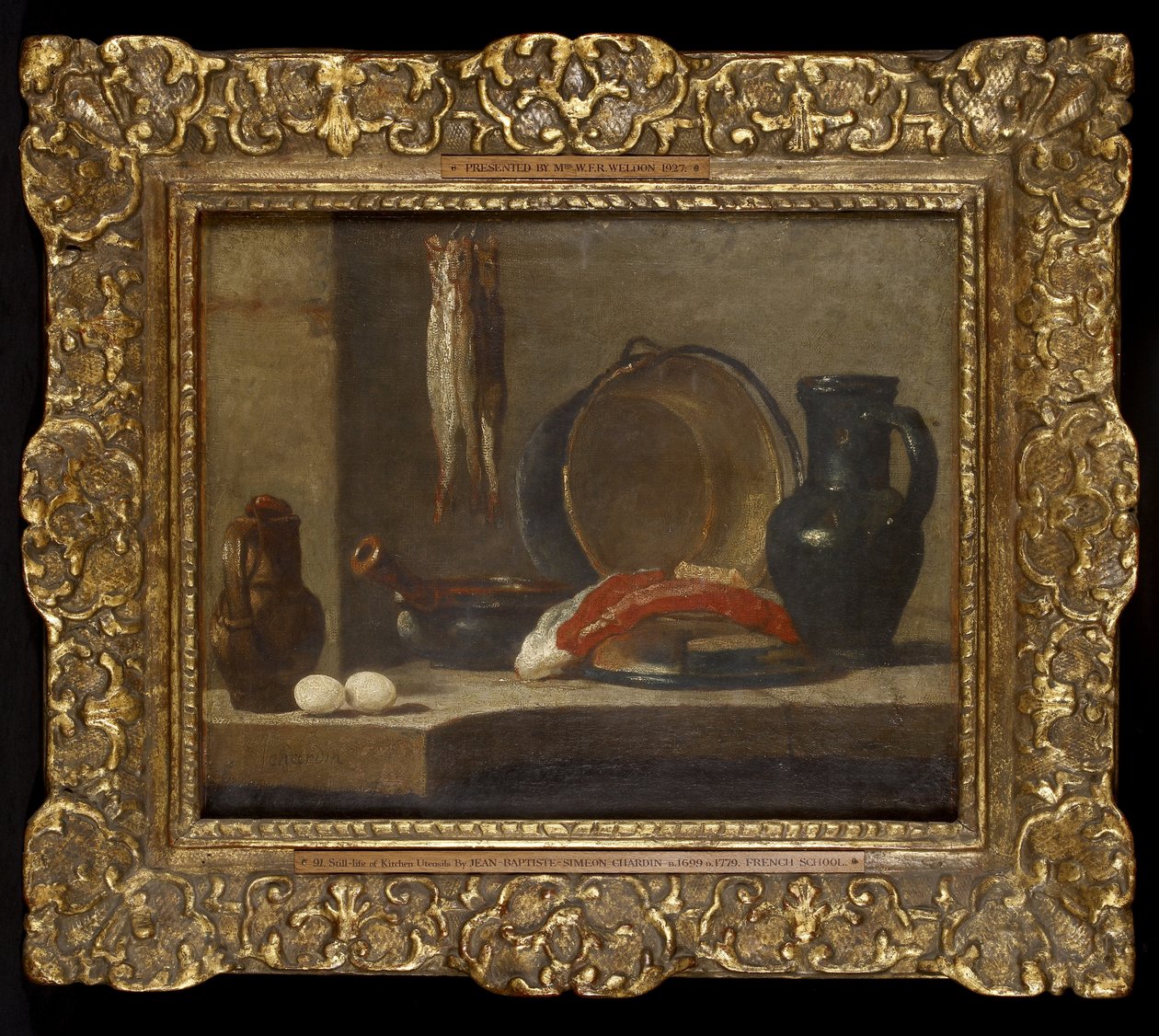Natürmort Mutfak Gereçleri, c.1733-34 by Jean Baptiste Simeon Chardin