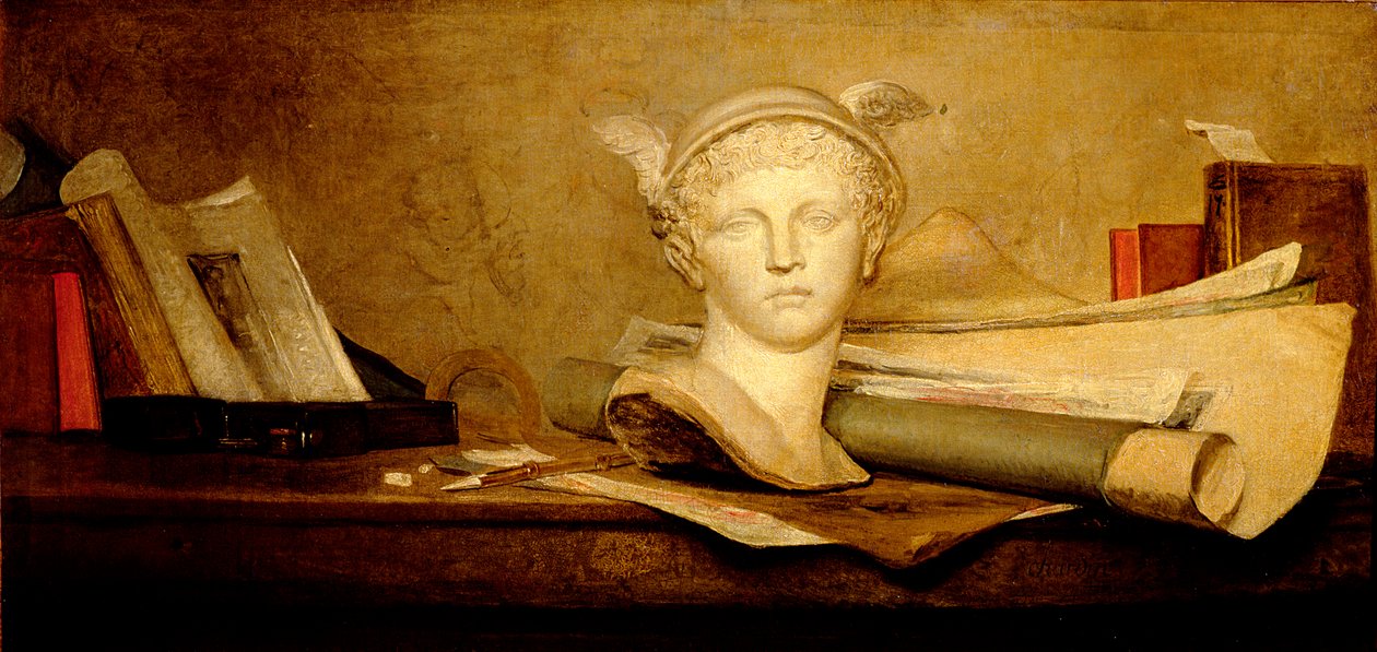 Sanat Nitelikli Natürmort, 1765-66 by Jean Baptiste Simeon Chardin
