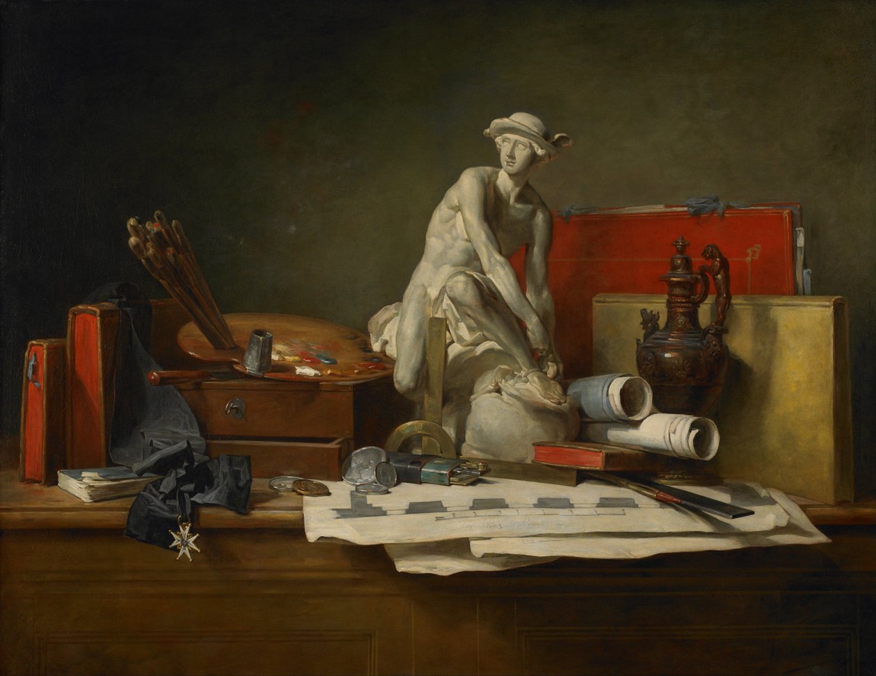 Sanatın Nitelikleri ve Verdiği Ödüller by Jean Baptiste Simeon Chardin
