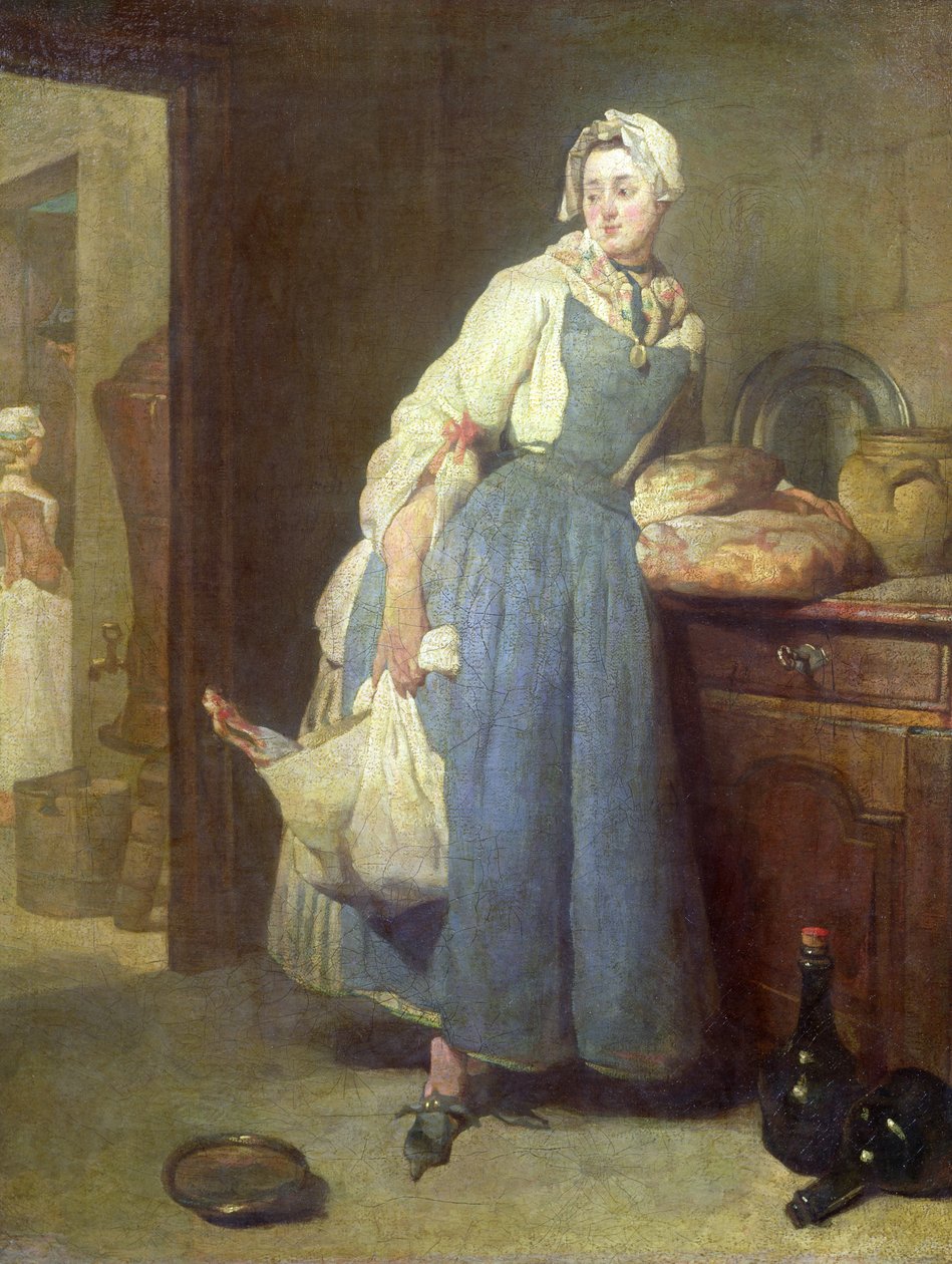 Hükümlü Mutfak Hizmetçisi, 1739 by Jean Baptiste Simeon Chardin