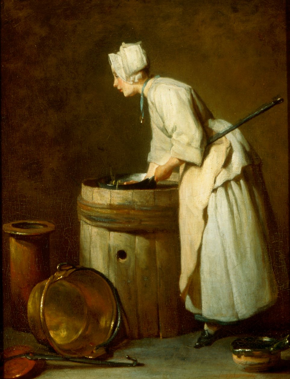 Bulaşıkhane Hizmetçisi, 1738 by Jean Baptiste Simeon Chardin