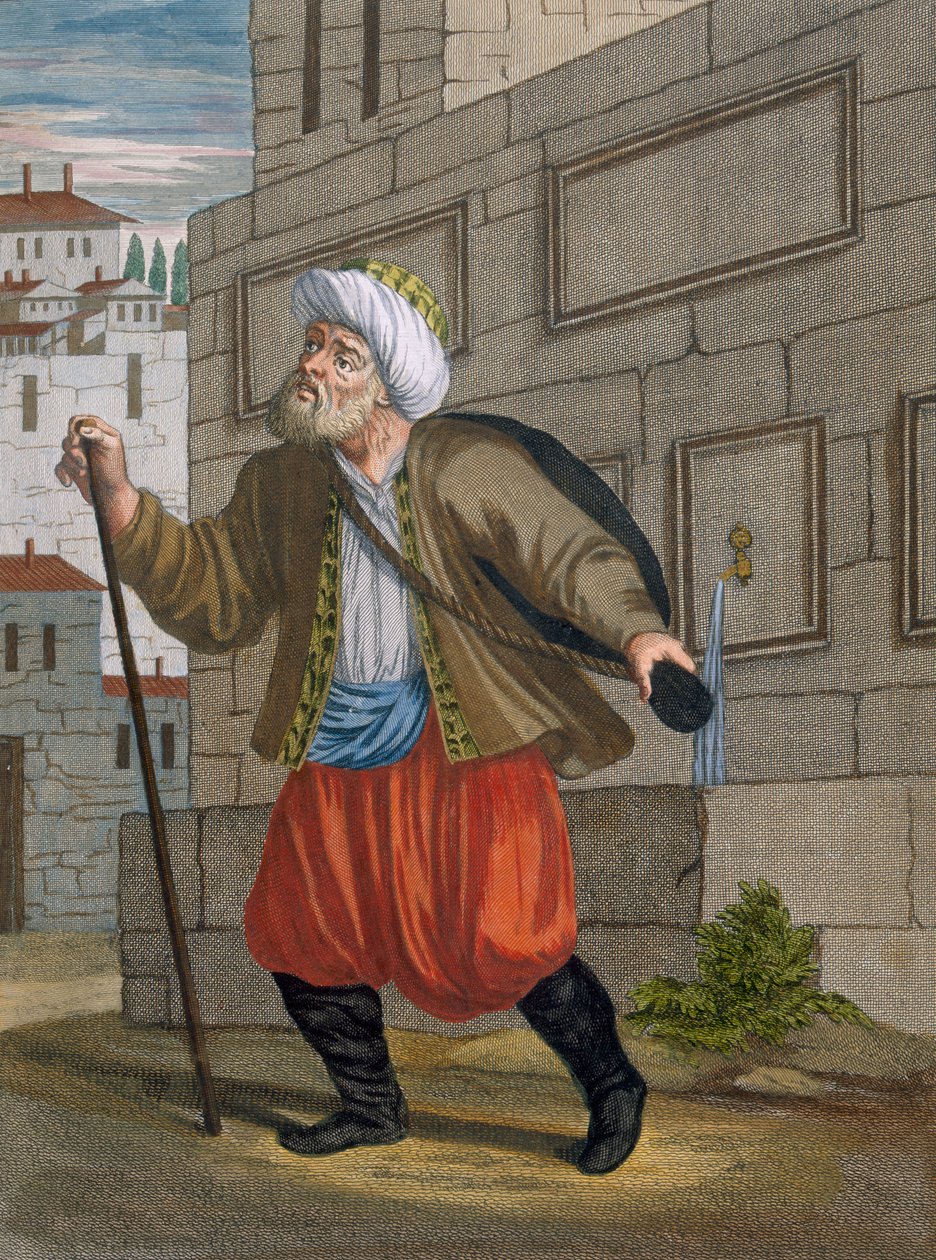 Gerard Scotin (1671-1716), 1707-08 tarafından oyulmuş Charles de Ferriol tarafından Levant'ın Farklı Uluslarını Temsil Eden Yüz Baskı Koleksiyonu'ndan bir Saka, levha 59 by Jean Baptiste Vanmour