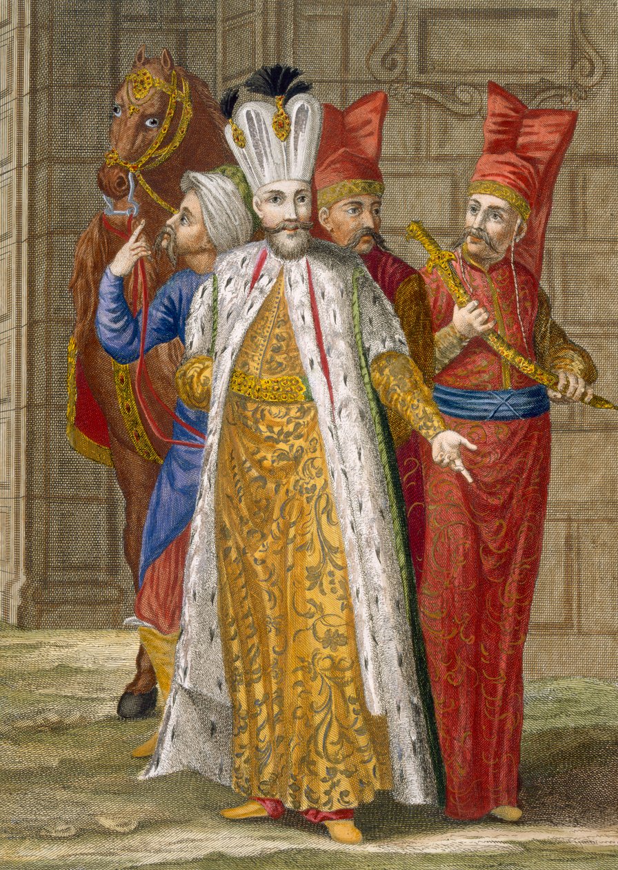 ಸುಲ್ತಾನ್ ಅಹ್ಮದ್ III, c.1708 ಟರ್ಕ್ by Jean Baptiste Vanmour