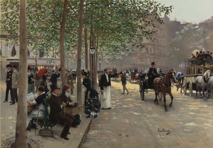  Avenue Parisiennen by Jean Beraud
