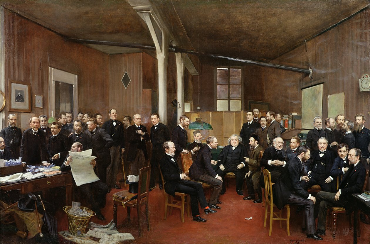 Journal des Debats, 1889 by Jean Beraud