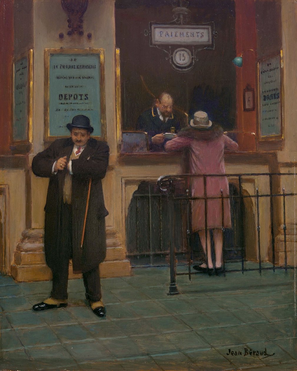Le Mont-de-Piete Rehin Dükkanı veya Chez Ma Tante by Jean Beraud