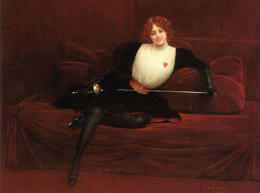 Kılıç Ustası Lescrimeuse by Jean Beraud