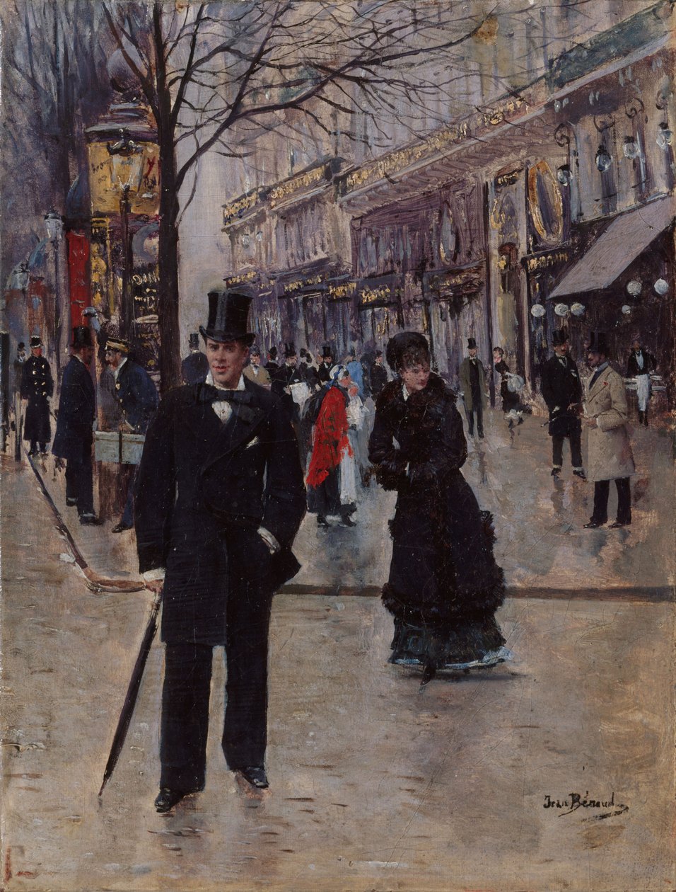 Bulvar üzerinde by Jean Beraud