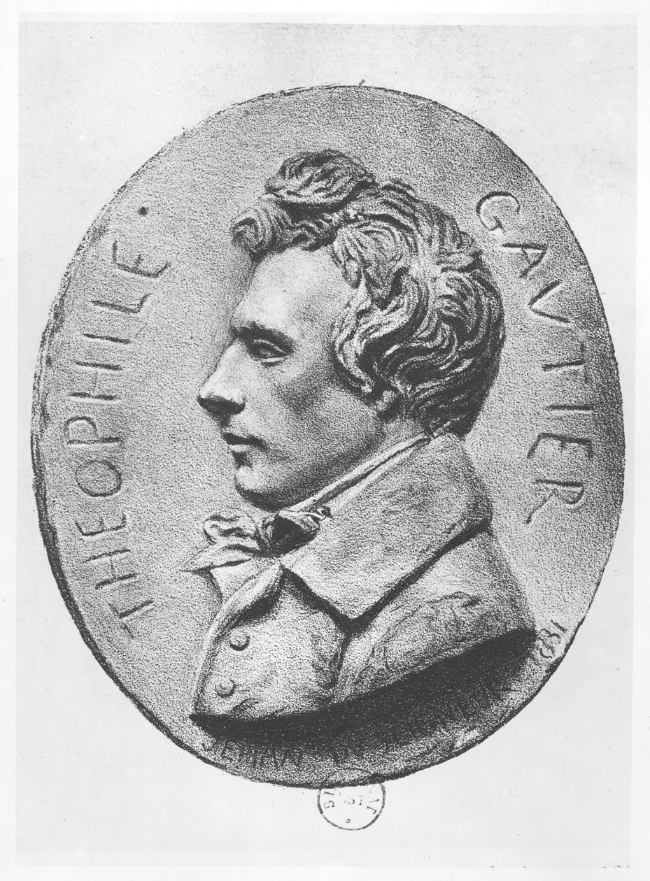 Theophile Gautier Madalyonu by Jean Bernard Duseigneur
