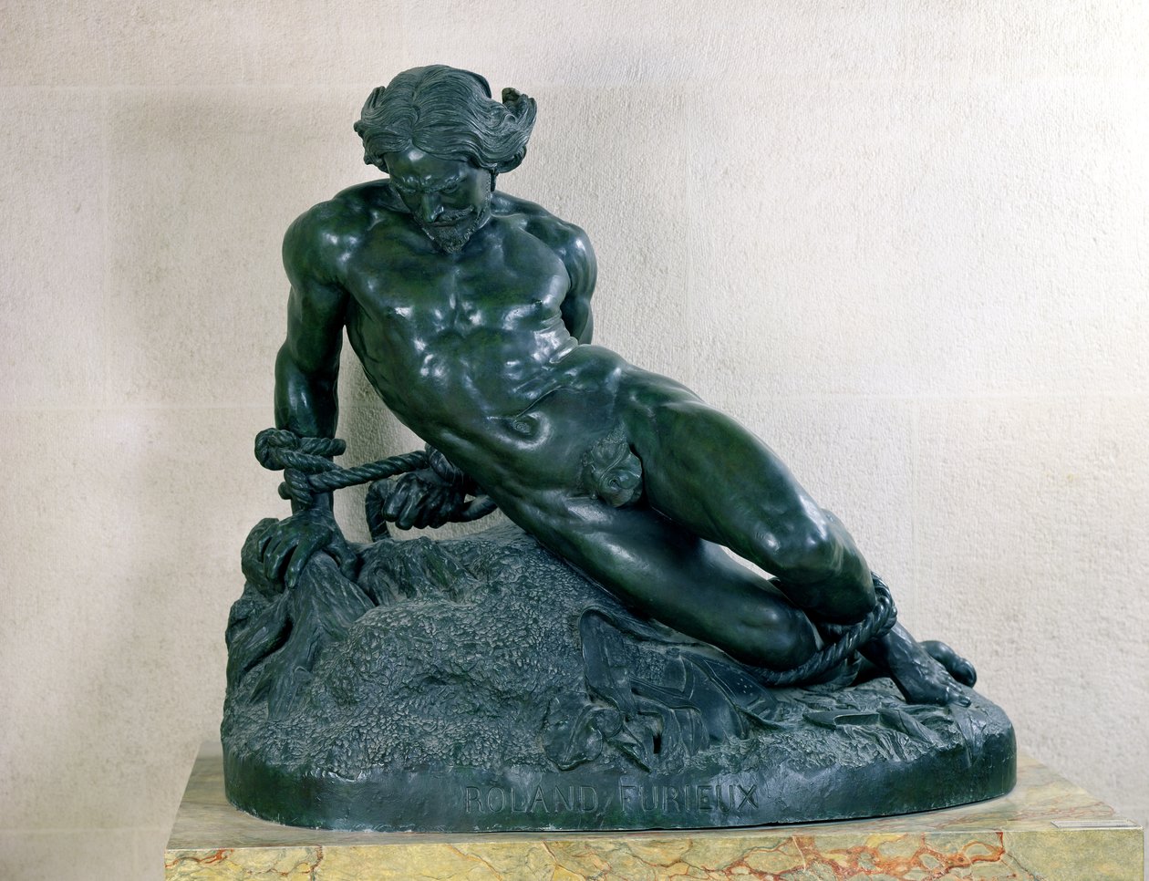 Orlando Furioso (bronz) by Jean Bernard Duseigneur