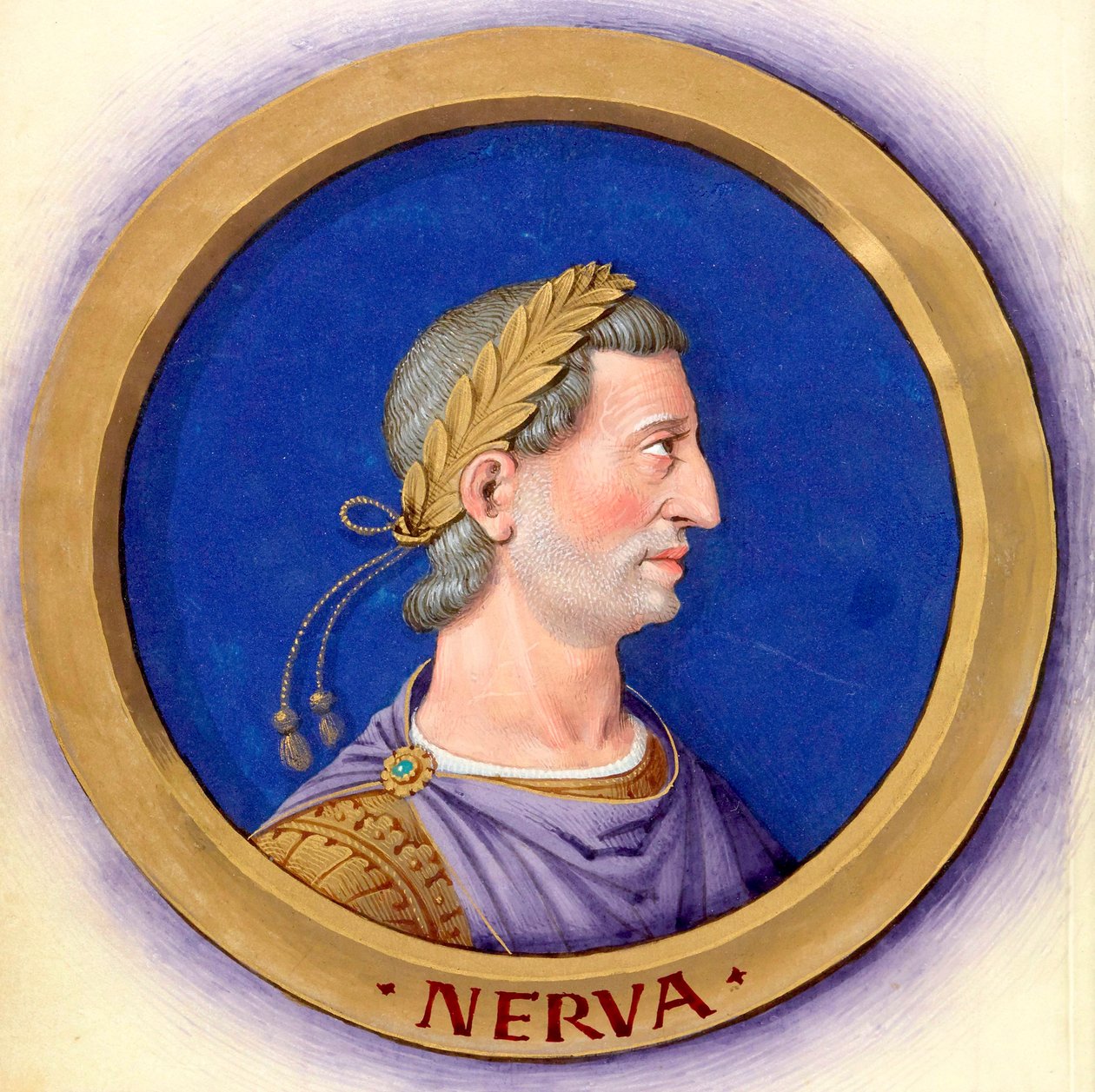 13-Nerva figürleriyle on iki Sezar