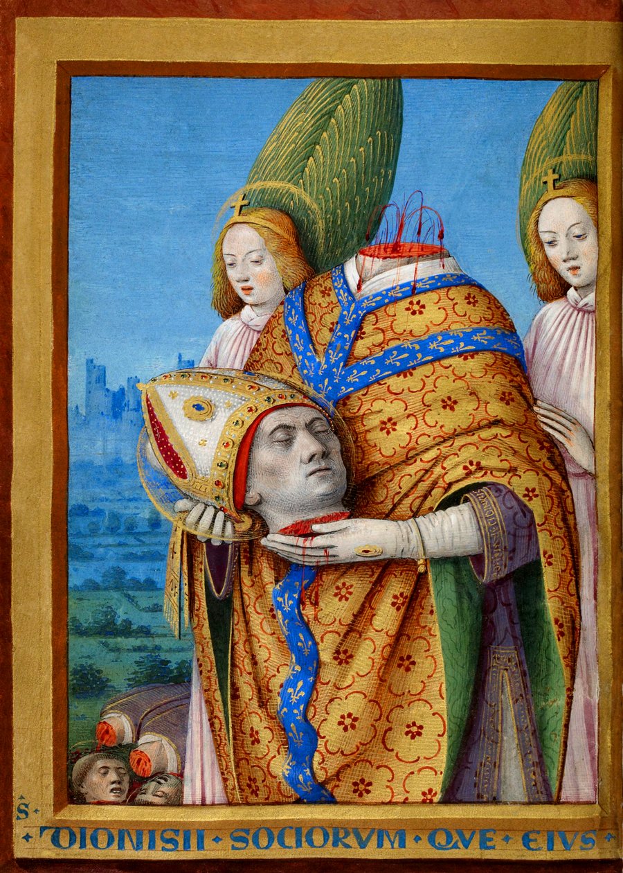 Paris deneyimi için saatler, Dis Heures de Charles VIII by Jean Bourdichon