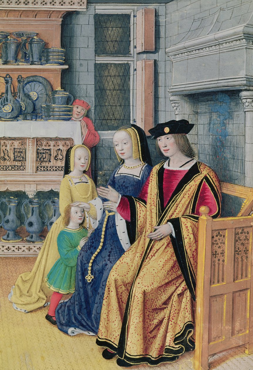 The Four Conditions of Society: Nobility  by Jean Bourdichon