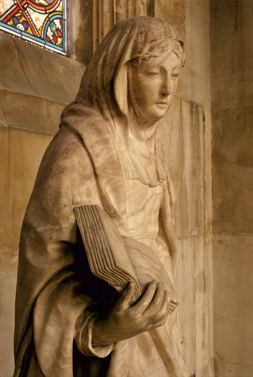 St. Anne ve kızı Meryem Ana, St. Anne mermerinin detayı ayrıca bkz. 248122 ve 248123 by Jean Bullant