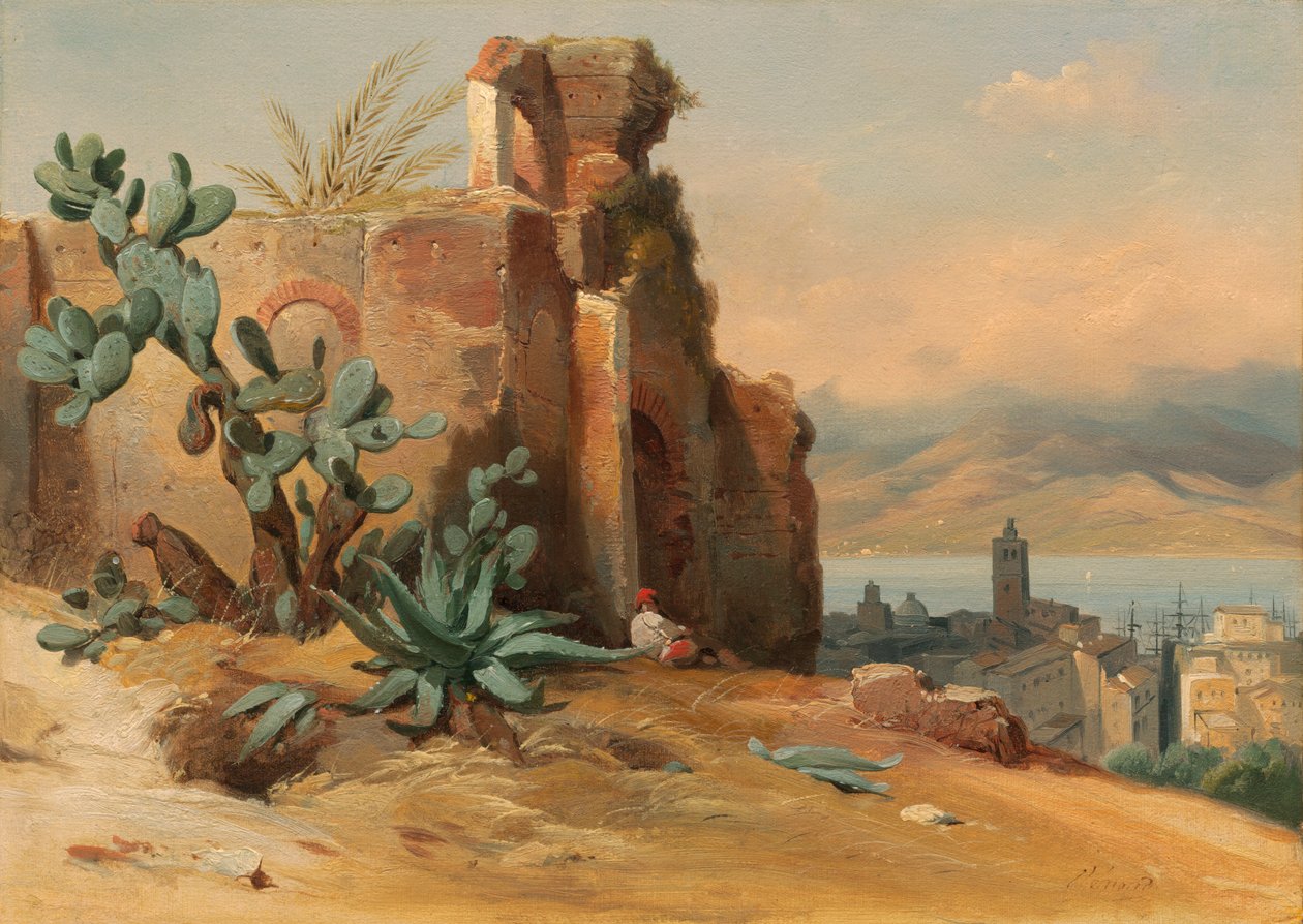 Messina, Sicilya yakınlarındaki Eski Kalıntılar by Jean Charles Joseph Rémond