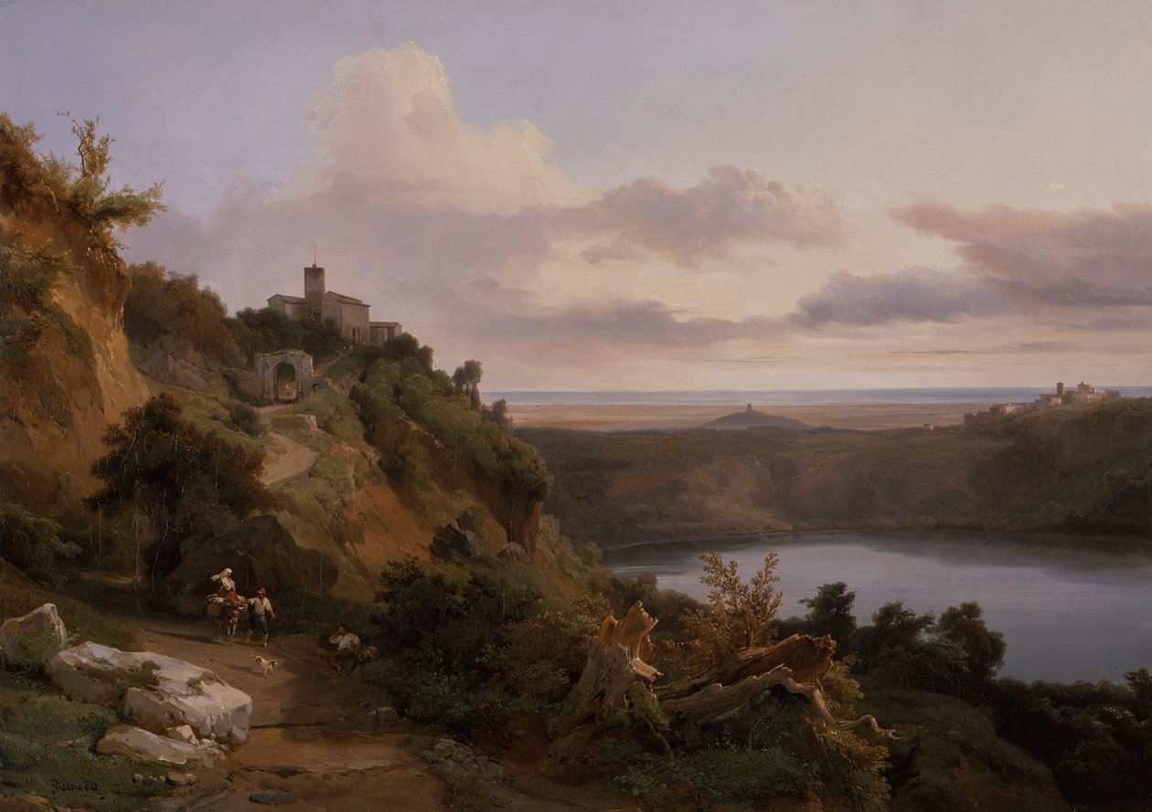Nemi Gölü by Jean Charles Joseph Rémond