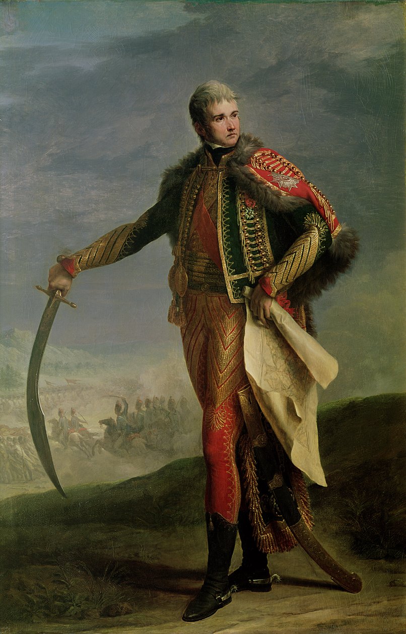 Portrait of Jean Lannes (1769-1809) Duke of Montebello, 1805-10  by Jean Charles Nicaise Perrin