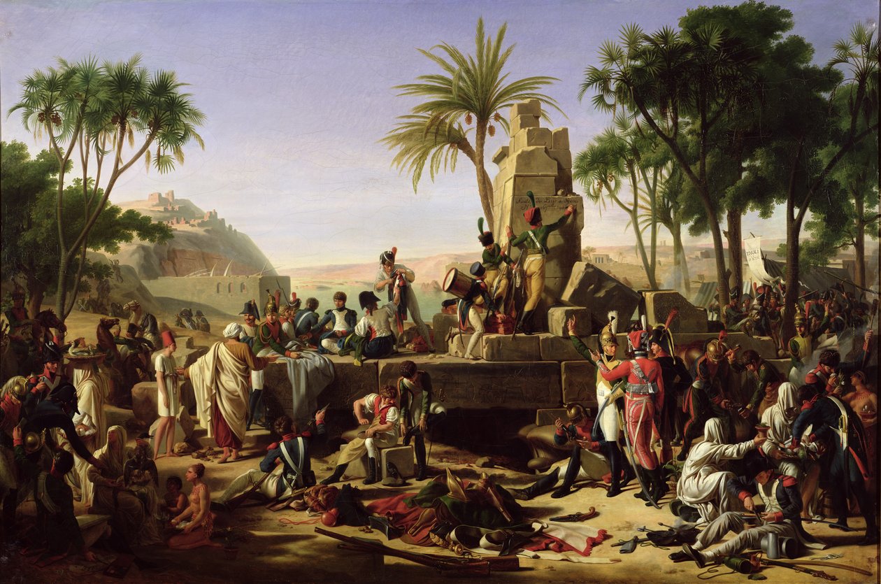 Nil kıyısında birlikler durduruldu, 2 Şubat 1799, 1812 by Jean Charles Tardieu