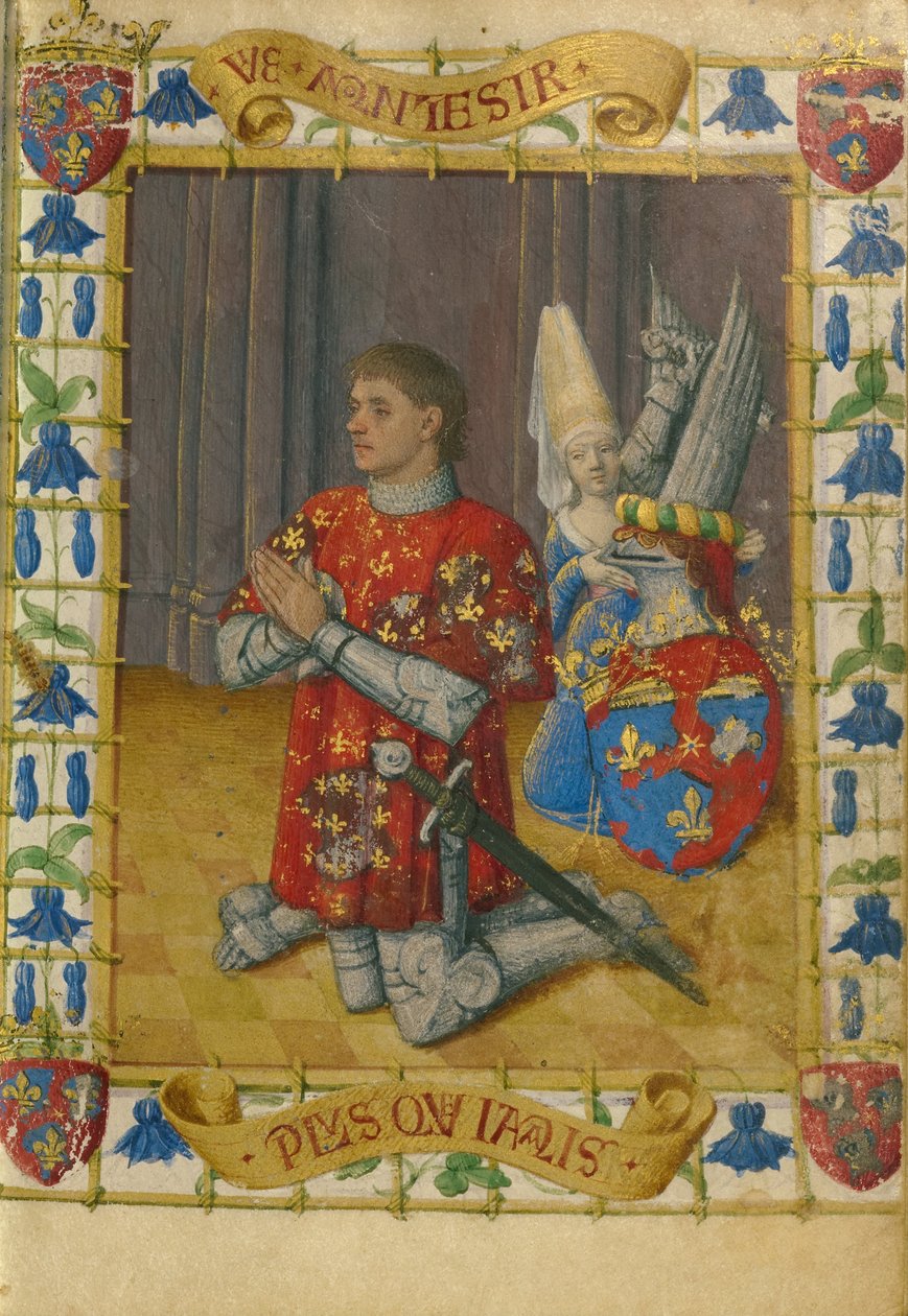 Simon de Varie Duada Diz Çöküyor by Jean Fouquet
