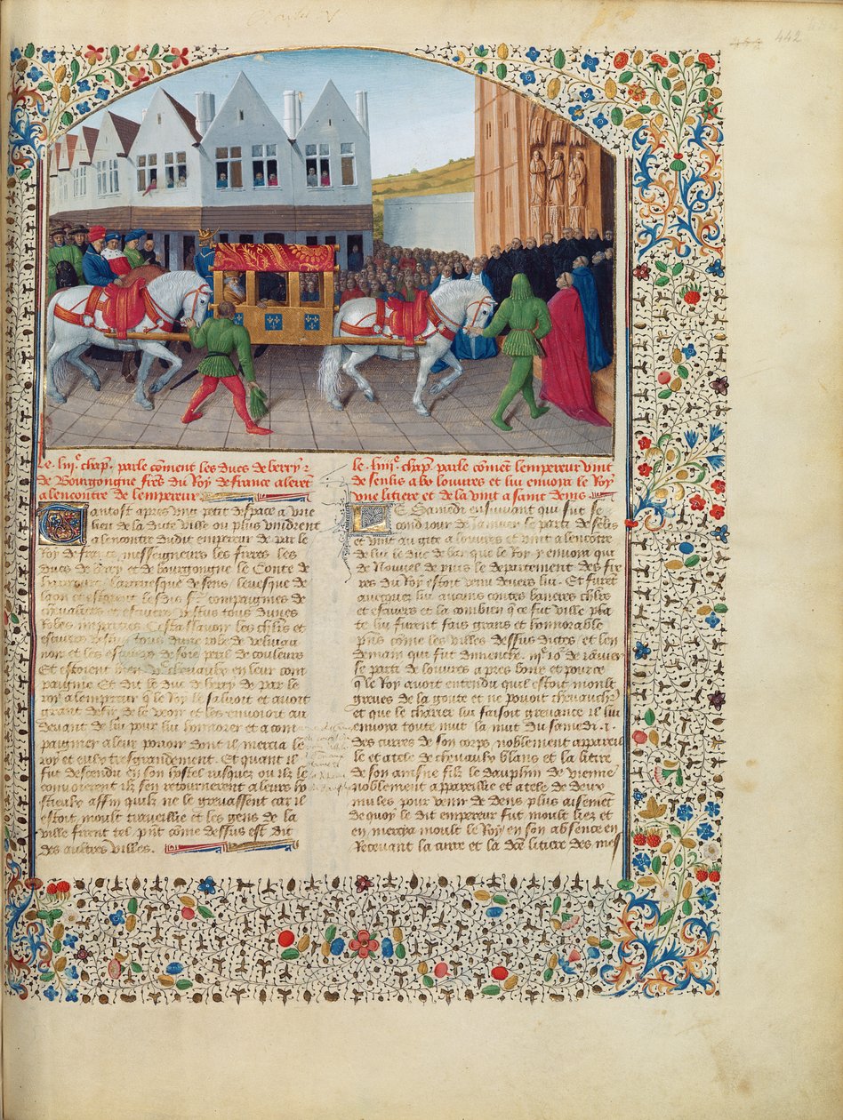 Fr 6465 fol.442 İmparator IV. Charles