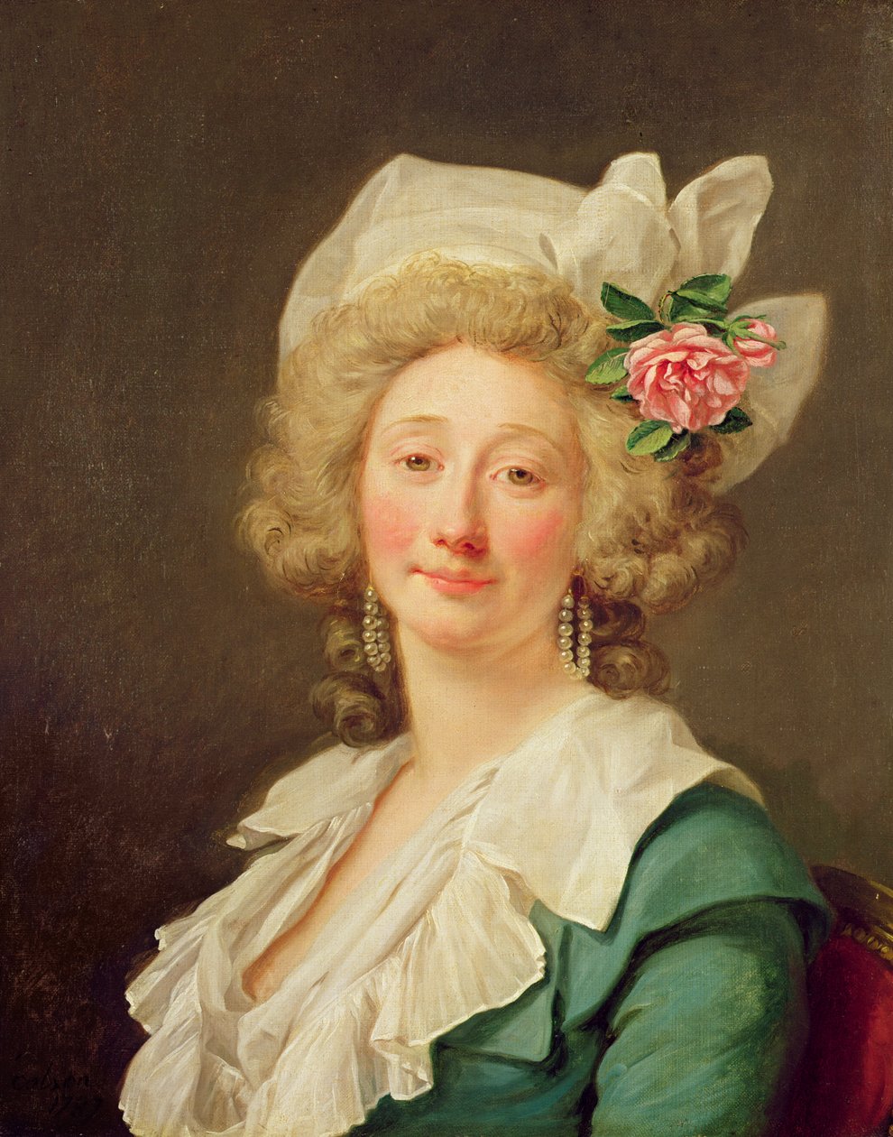 Bir bayanın portresi, 1782 by Jean Francois Colson