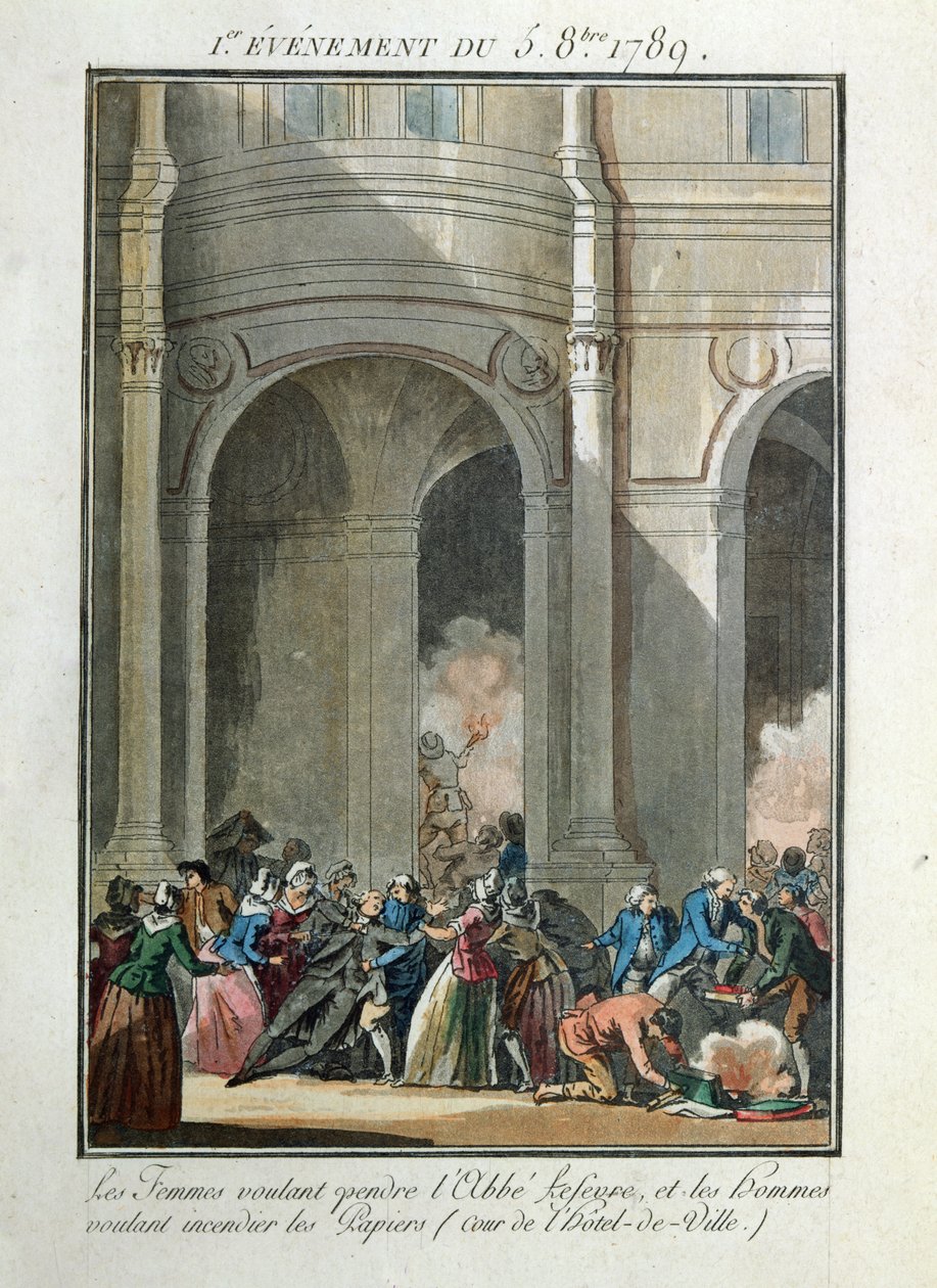 5 Ekim 1789 Olayları: Kadınlar Rahip Lefevre