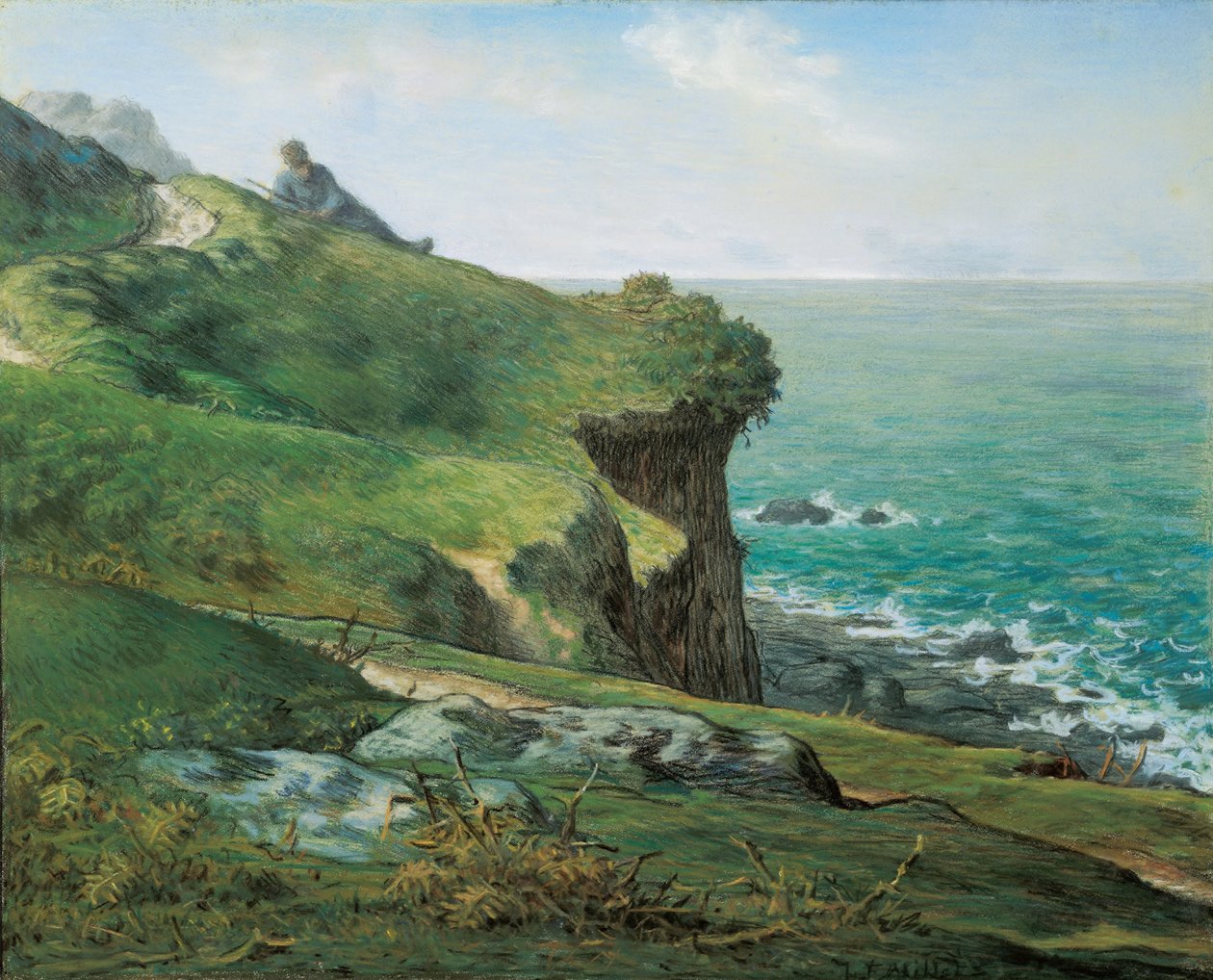 Gréville Kayalıkları by Jean Francois Millet