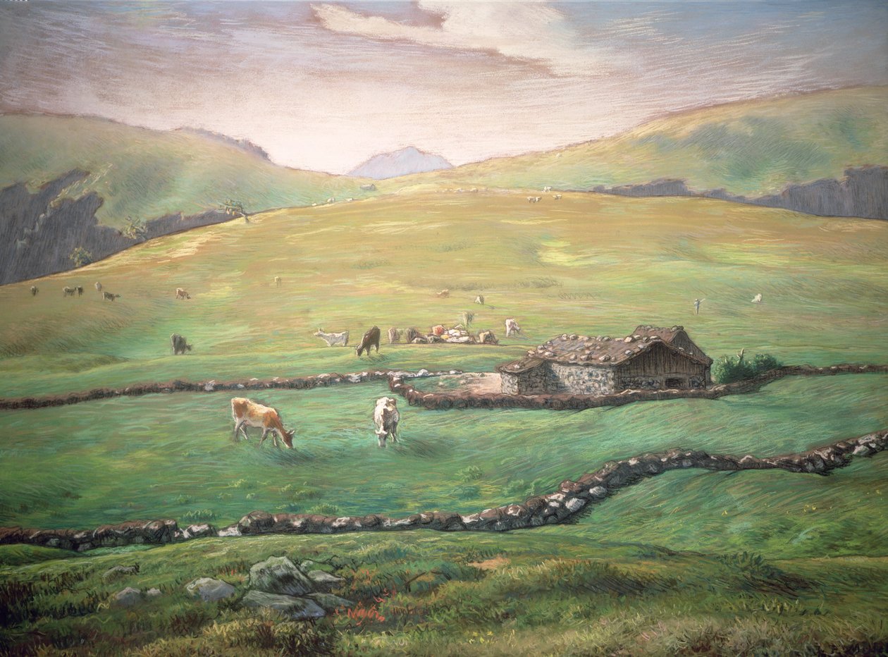 Vosges'de otlatma by Jean Francois Millet