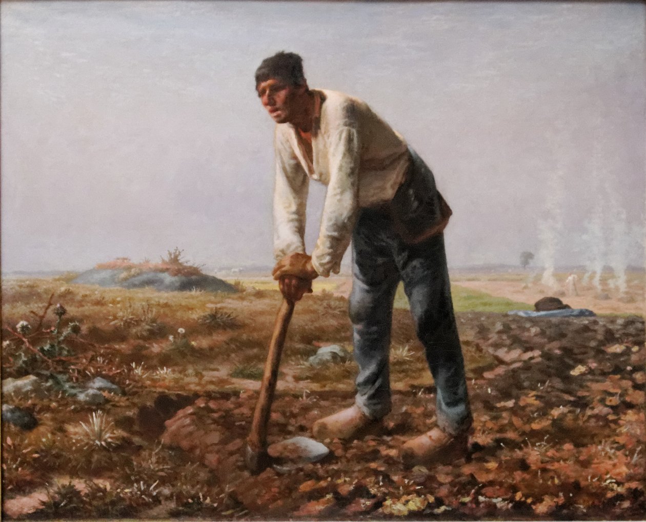 Çapa olan adam by Jean Francois Millet