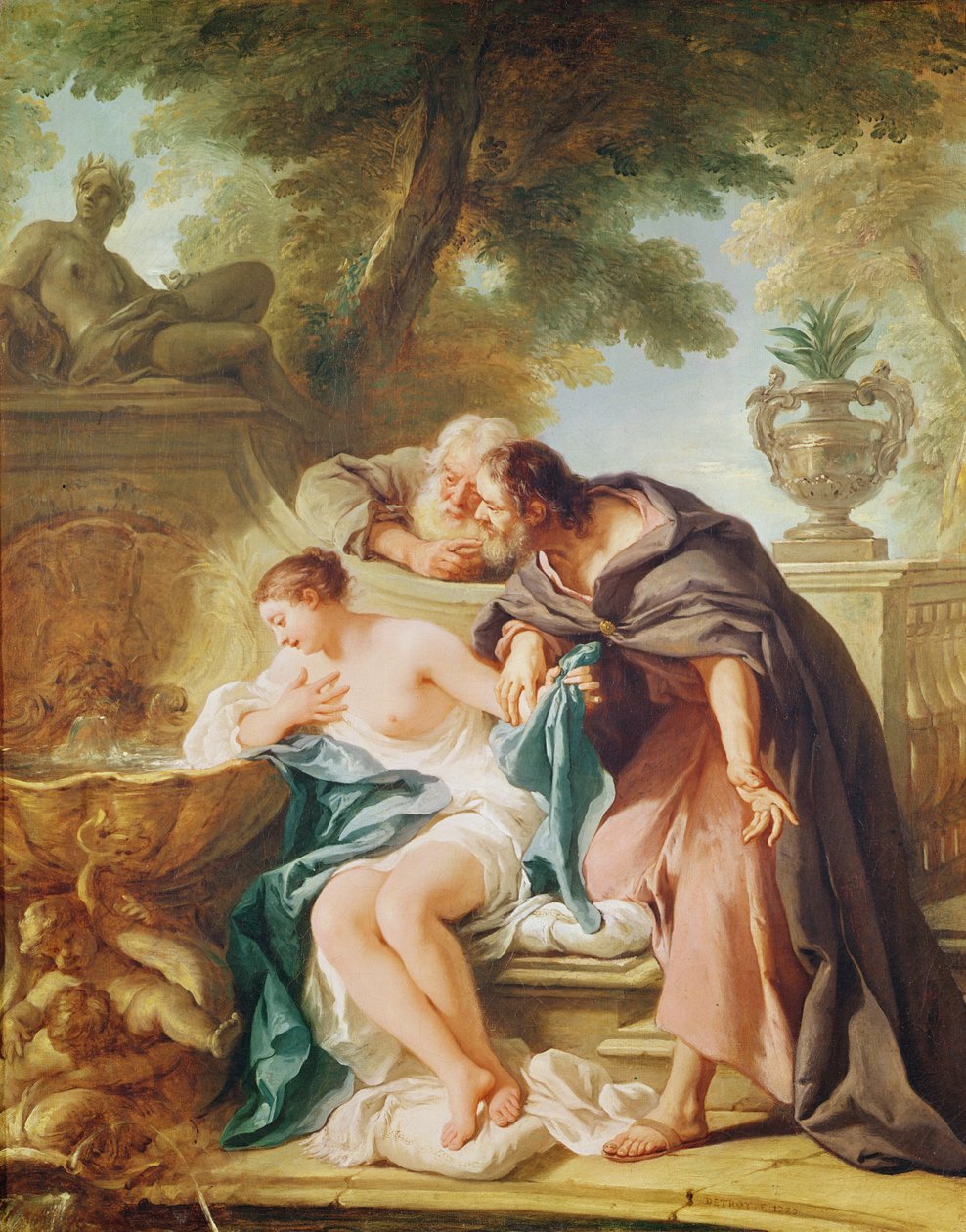 Susanna ve Yaşlılar, 1727 by Jean François de Troy