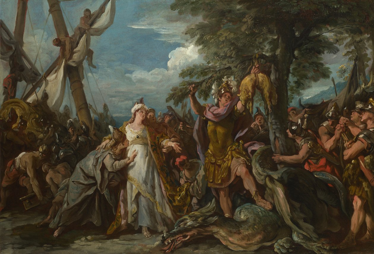 Altın Postun Yakalanması by Jean François de Troy