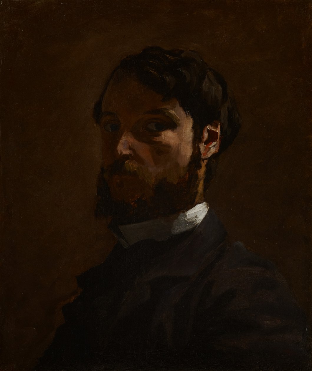 Kendi portresi, 1867-68 by Jean Frederic Bazille